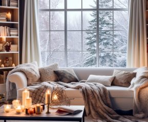 Evde kış dekorasyonu için 5 fikir!